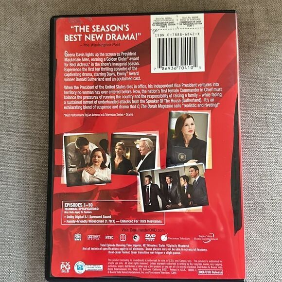 Buena Vista Entertainment “Commander in Chief” Part 1 DVD! - Picture 2 of 4